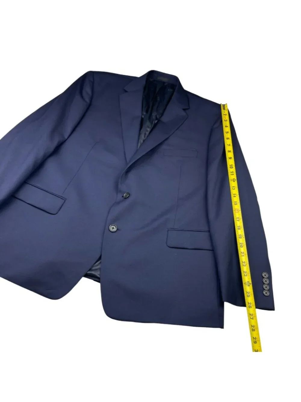 Ralph Lauren LRL Men's Wool Blend 2-Button Blazer Navy Blue • 48R